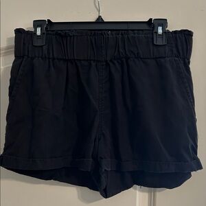 Altar'd State Black Elastic-Waist Athletic Shorts